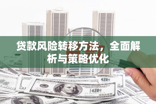 江都贷款风险转移方法，全面解析与策略优化