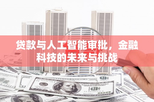 江都贷款与人工智能审批，金融科技的未来与挑战