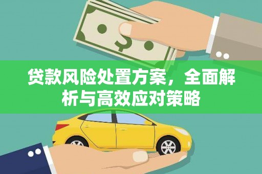 江都贷款风险处置方案，全面解析与高效应对策略