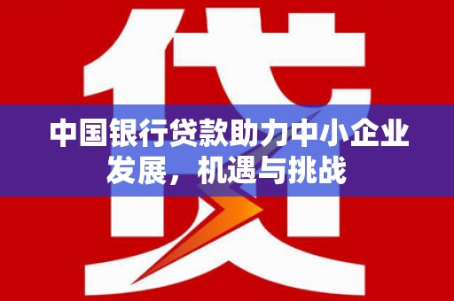 江都中国银行贷款助力中小企业发展，机遇与挑战